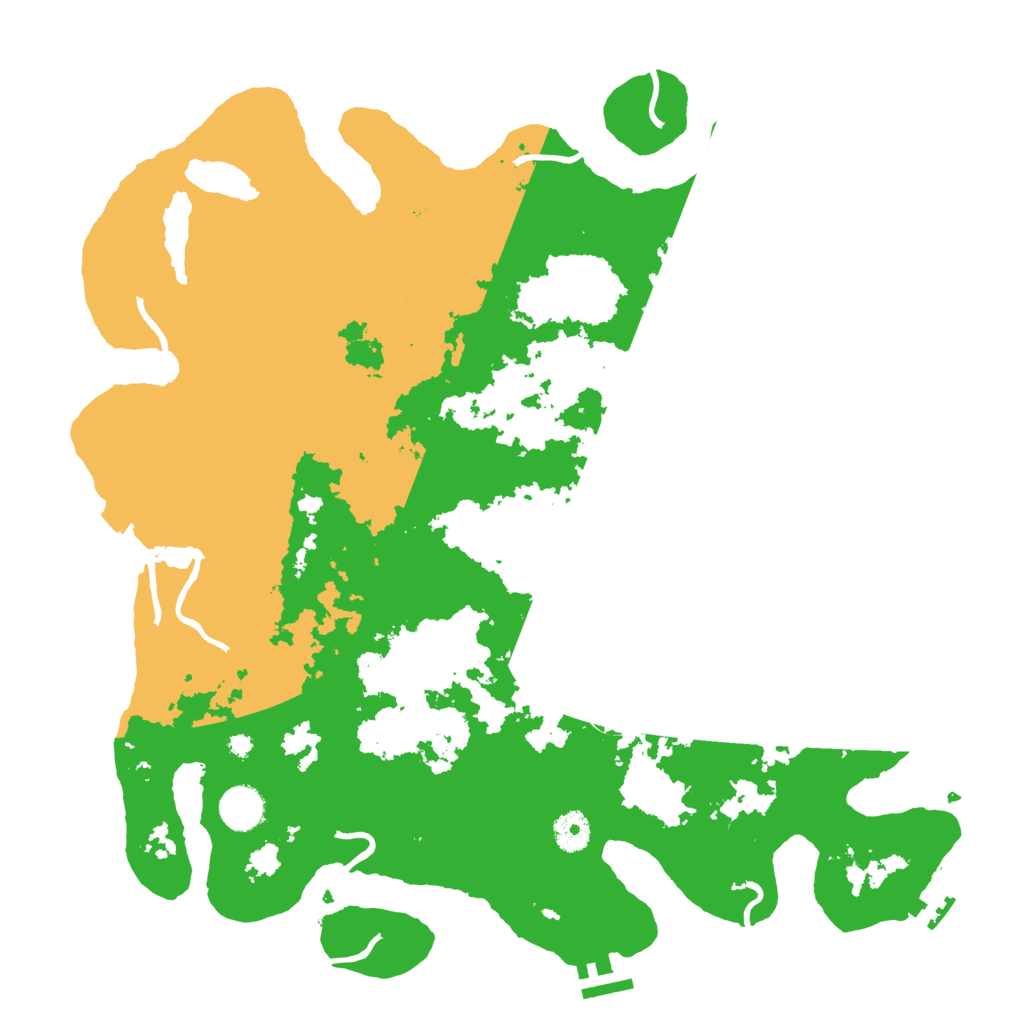 Biome Rust Map: Procedural Map, Size: 4000, Seed: 229829268