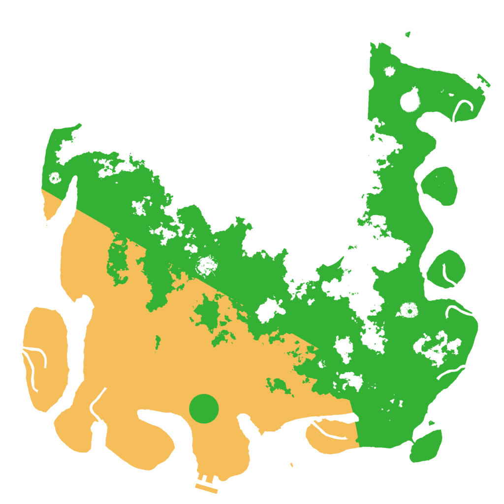 Biome Rust Map: Procedural Map, Size: 4500, Seed: 329374979