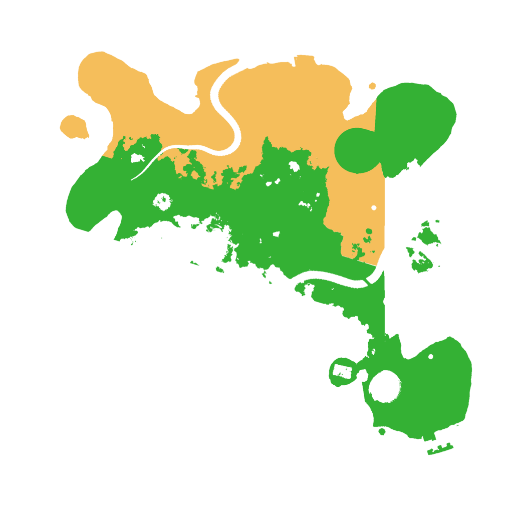 Biome Rust Map: Procedural Map, Size: 3000, Seed: 604174086