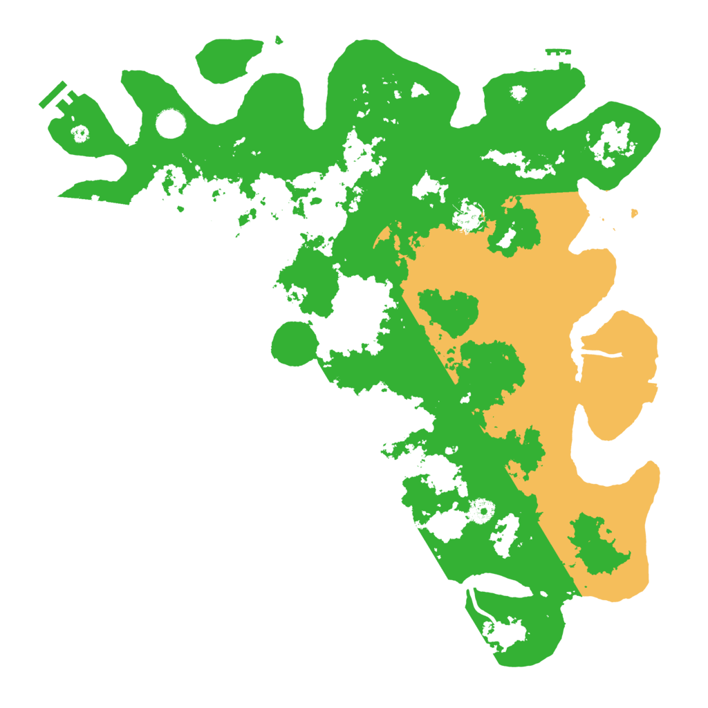 Biome Rust Map: Procedural Map, Size: 4200, Seed: 23368452