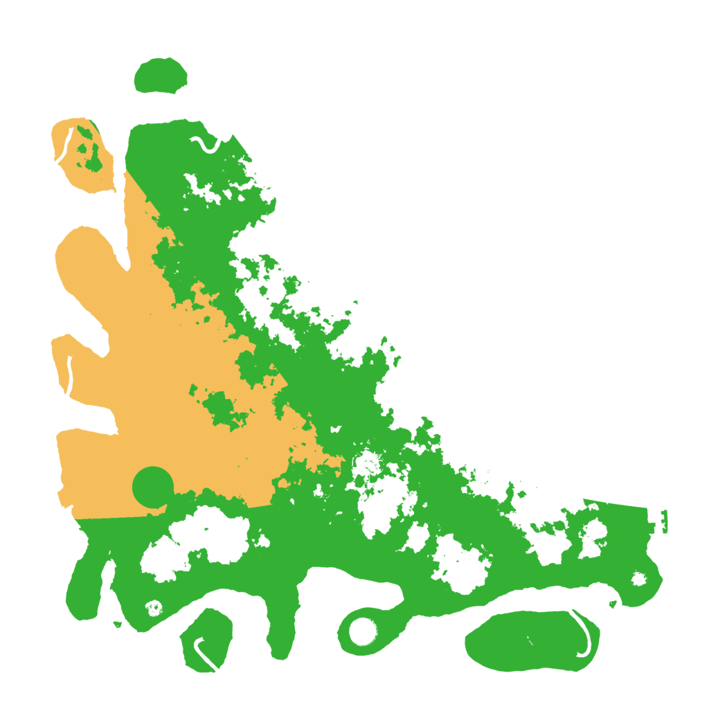 Biome Rust Map: Procedural Map, Size: 4500, Seed: 678910