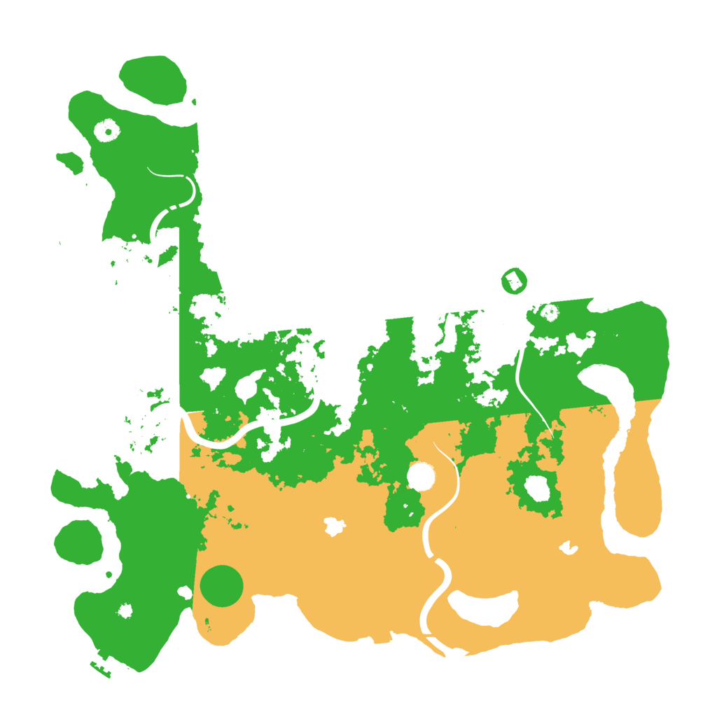 Biome Rust Map: Procedural Map, Size: 4500, Seed: 2087941073