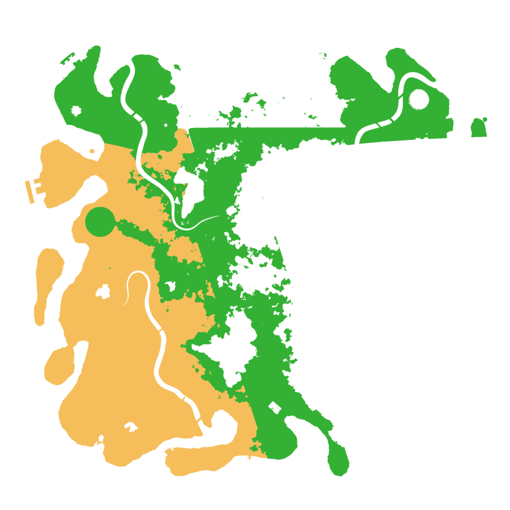Biome Rust Map: Procedural Map, Size: 4500, Seed: 882537554