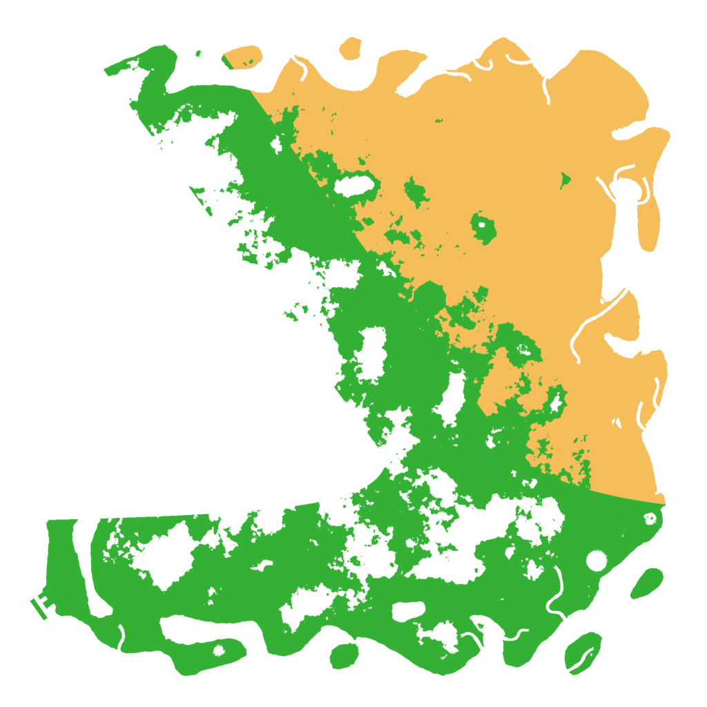 Biome Rust Map: Procedural Map, Size: 6000, Seed: 985420264