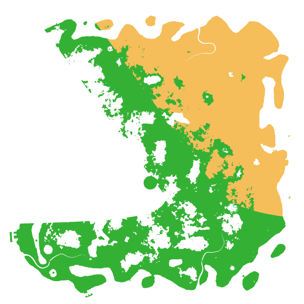 Biome Rust Map: Procedural Map, Size: 6000, Seed: 985420264