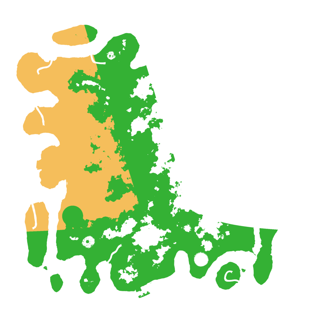 Biome Rust Map: Procedural Map, Size: 4000, Seed: 625673251