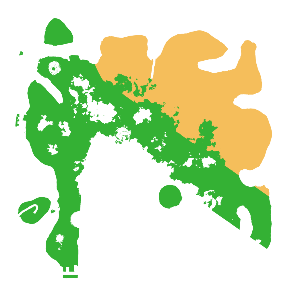 Biome Rust Map: Procedural Map, Size: 3500, Seed: 339749660