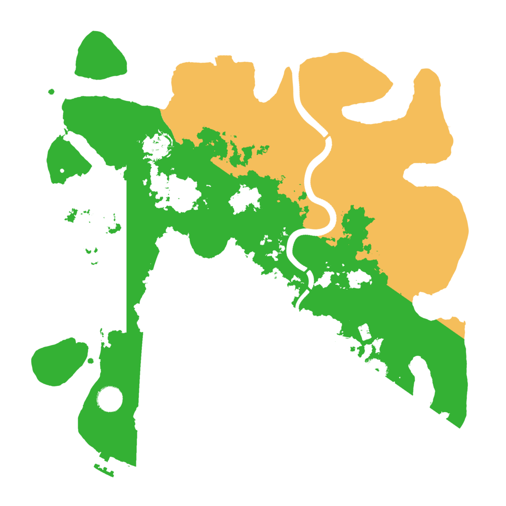 Biome Rust Map: Procedural Map, Size: 3500, Seed: 339749660