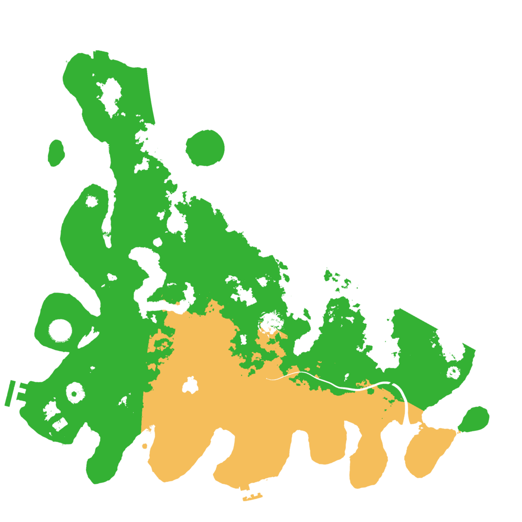 Biome Rust Map: Procedural Map, Size: 4000, Seed: 12131213