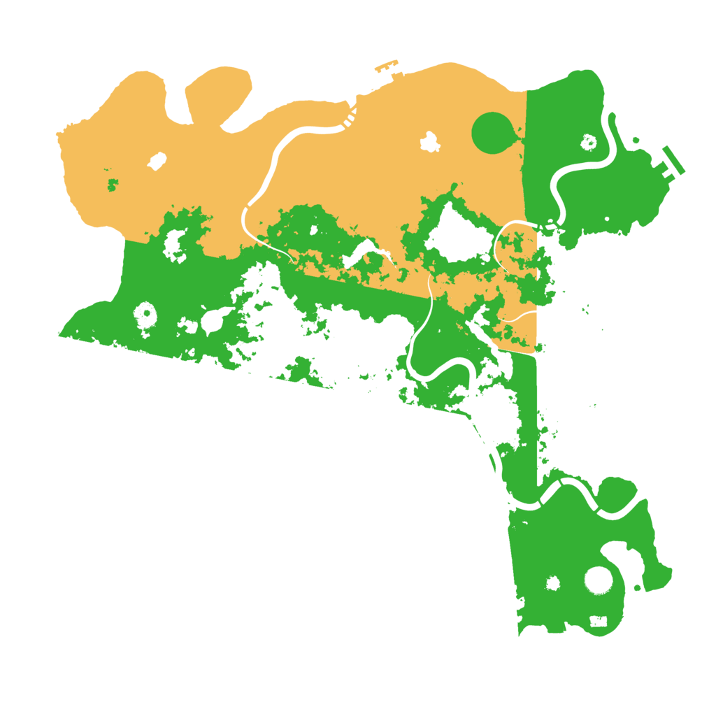 Biome Rust Map: Procedural Map, Size: 4500, Seed: 1171122392
