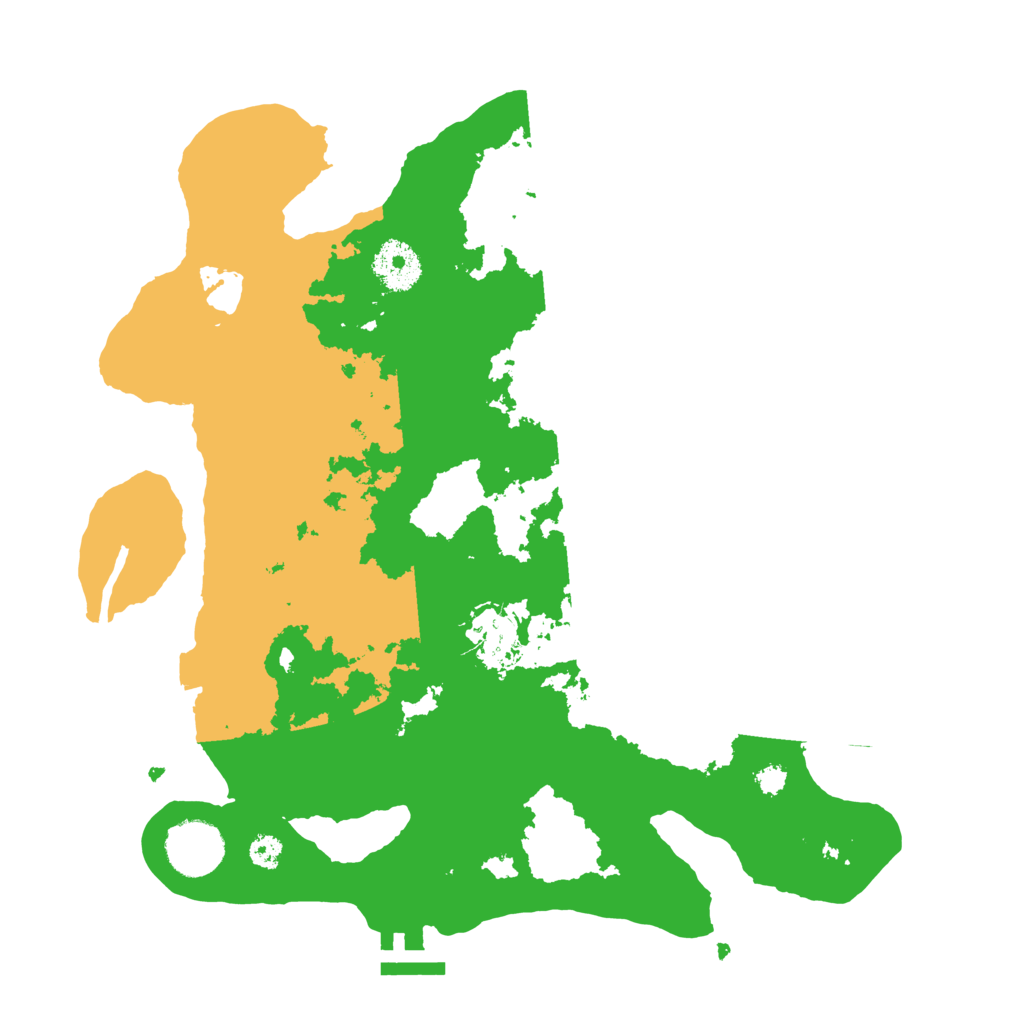 Biome Rust Map: Procedural Map, Size: 3200, Seed: 51425565