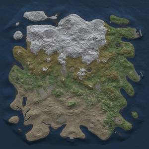 Thumbnail Rust Map: Procedural Map, Size: 4500, Seed: 1374, 19 Monuments