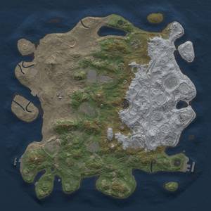 Thumbnail Rust Map: Procedural Map, Size: 4250, Seed: 1533983540, 19 Monuments