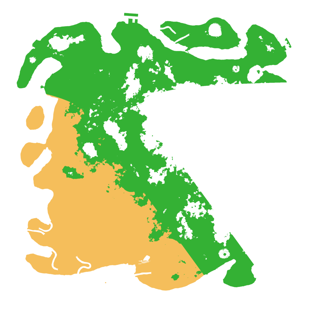 Biome Rust Map: Procedural Map, Size: 4500, Seed: 2045802805