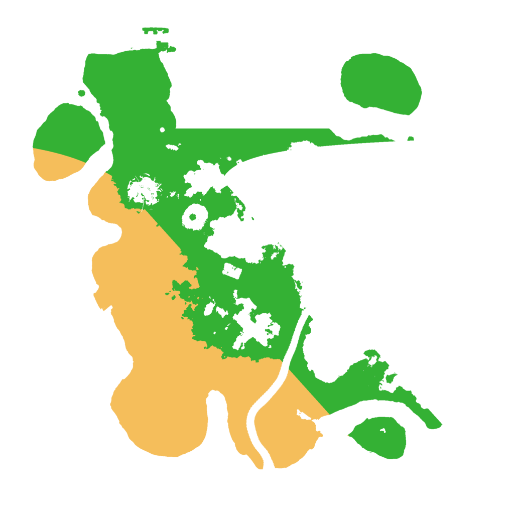 Biome Rust Map: Procedural Map, Size: 3000, Seed: 106648037