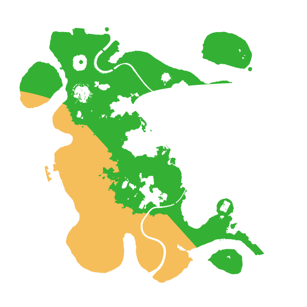 Biome Rust Map: Procedural Map, Size: 3000, Seed: 106648037