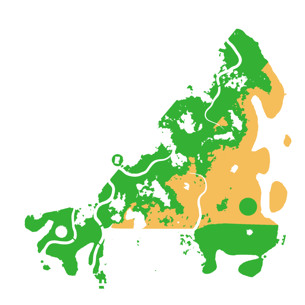 Biome Rust Map: Procedural Map, Size: 4500, Seed: 1709193280