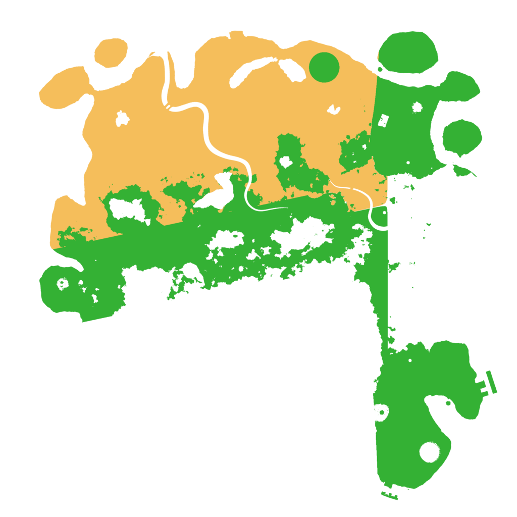 Biome Rust Map: Procedural Map, Size: 4500, Seed: 819875336