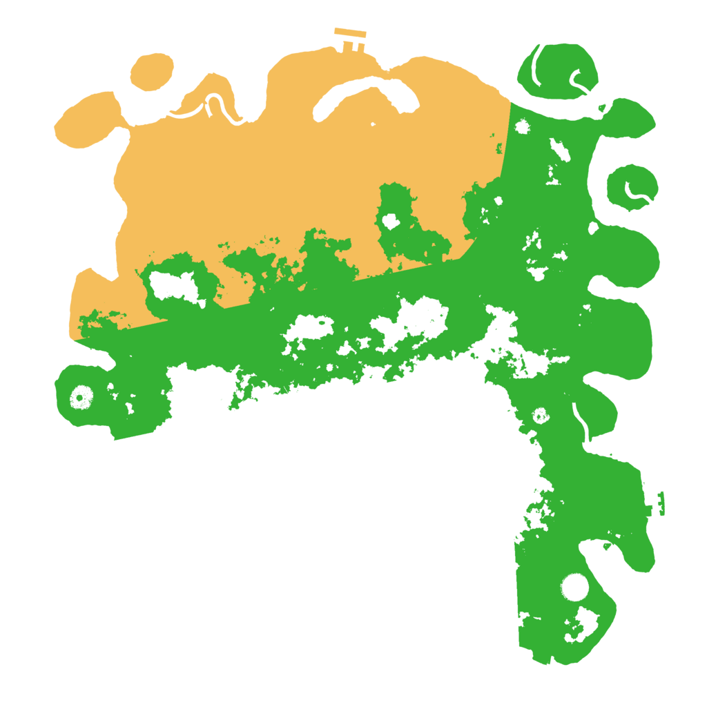 Biome Rust Map: Procedural Map, Size: 4500, Seed: 819875336