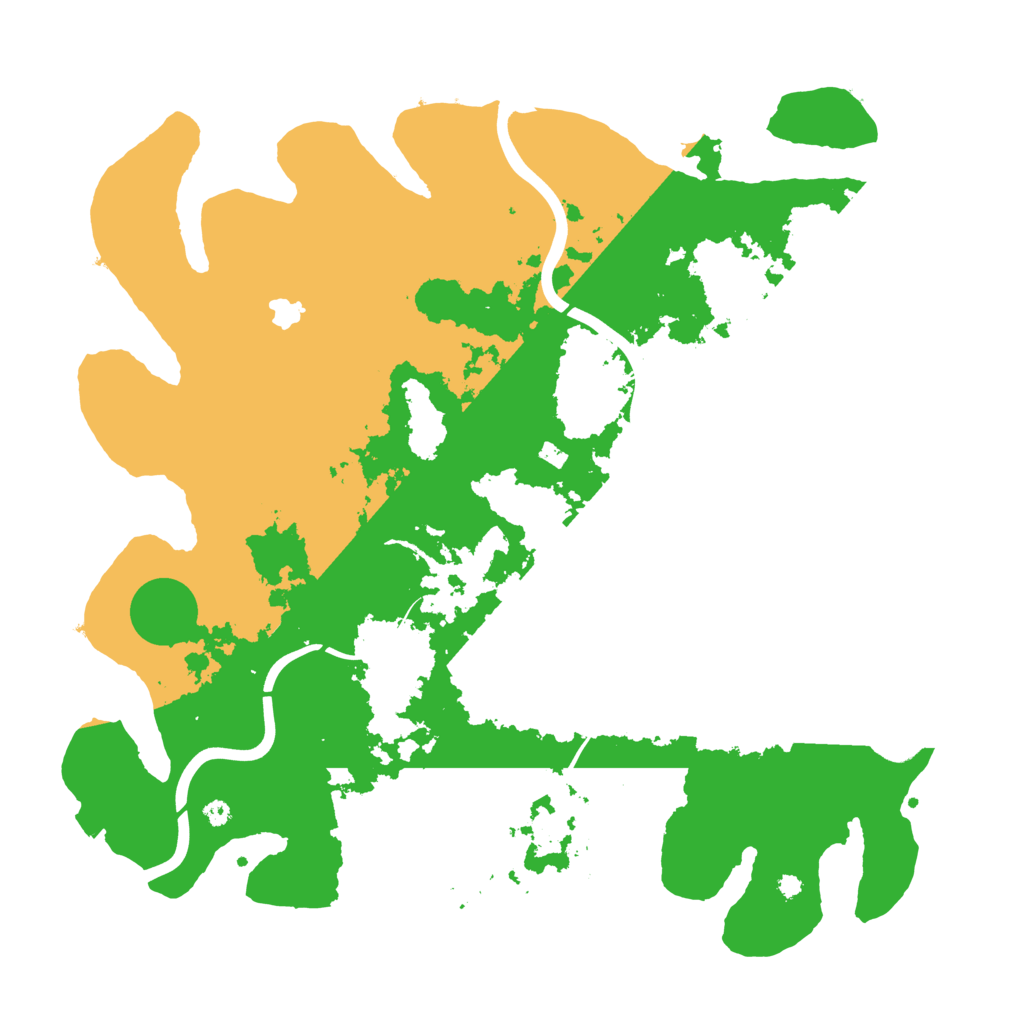 Biome Rust Map: Procedural Map, Size: 4000, Seed: 5634190