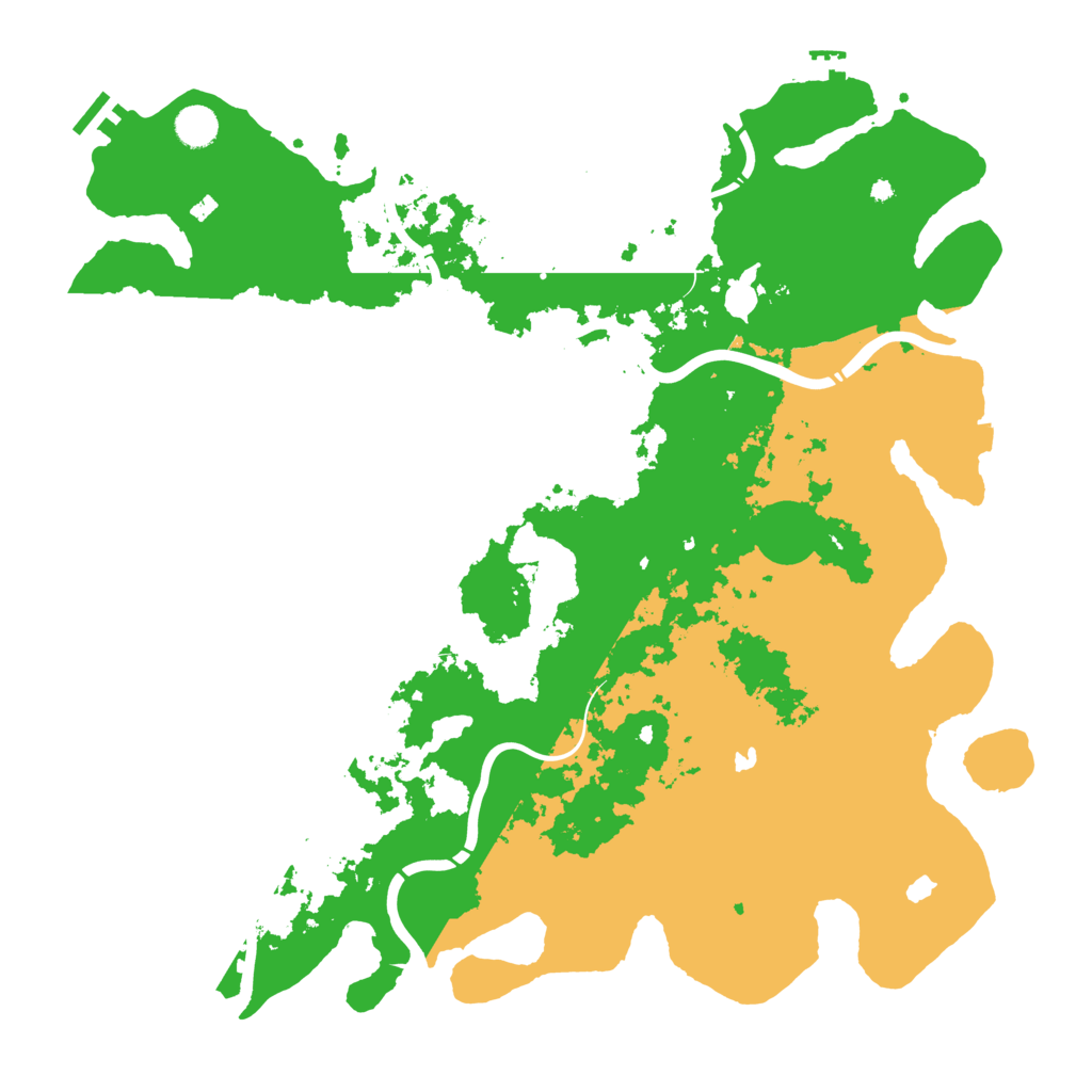 Biome Rust Map: Procedural Map, Size: 4500, Seed: 17364503