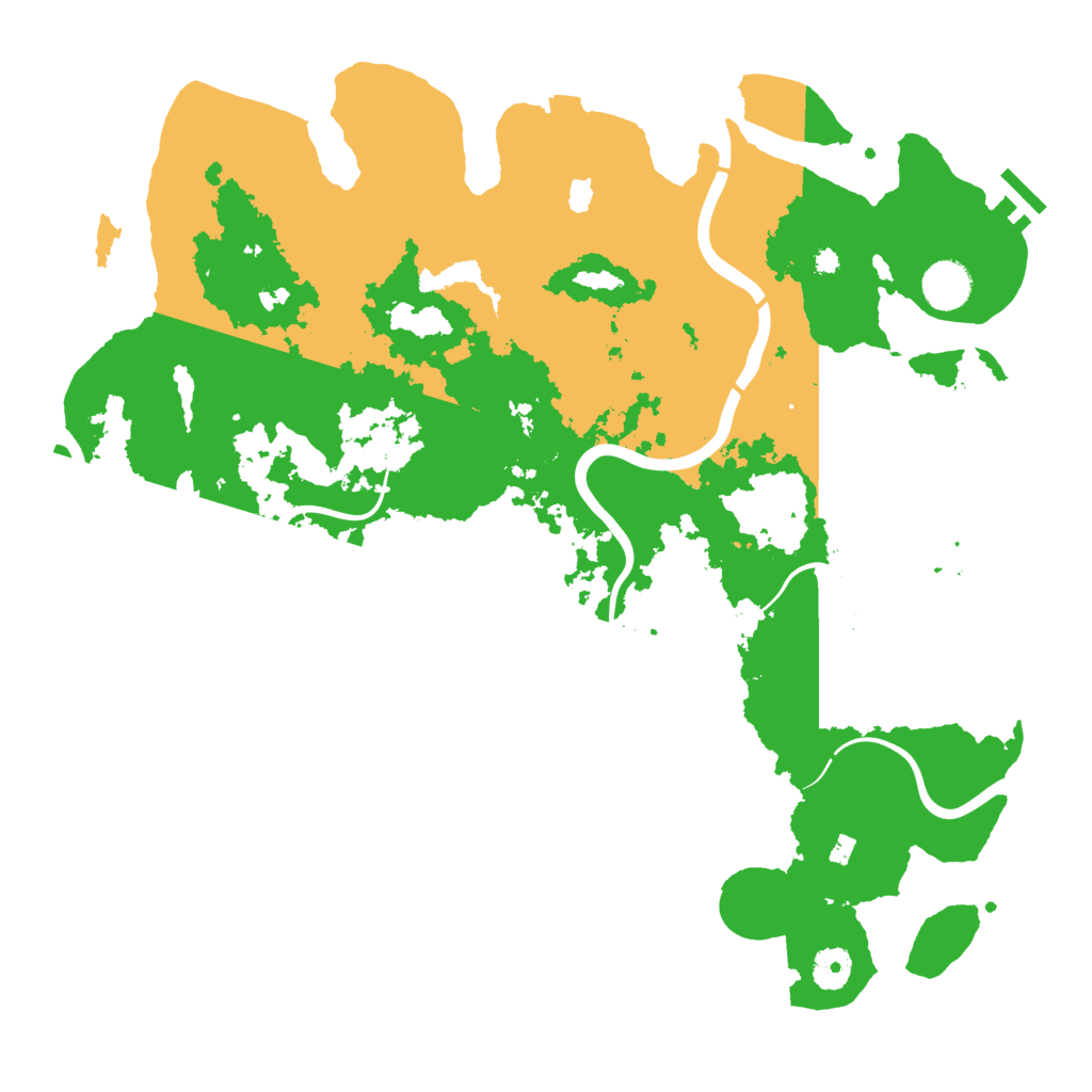 Biome Rust Map: Procedural Map, Size: 4000, Seed: 1189206091