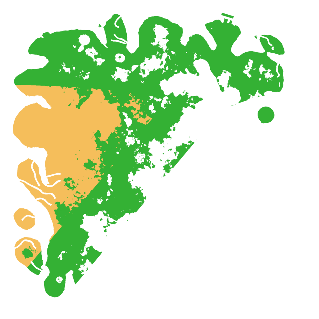 Biome Rust Map: Procedural Map, Size: 5200, Seed: 69420