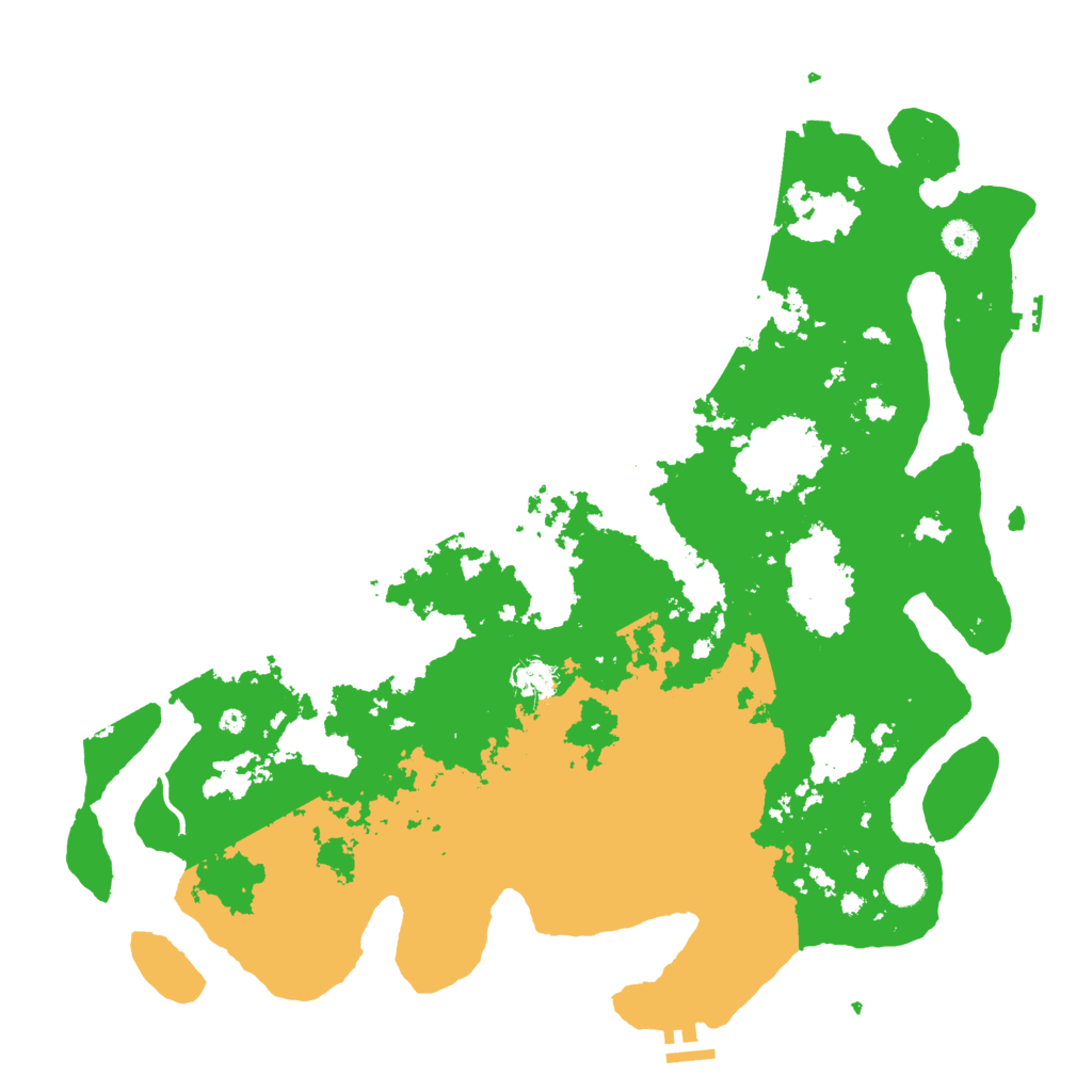 Biome Rust Map: Procedural Map, Size: 4500, Seed: 1963350097