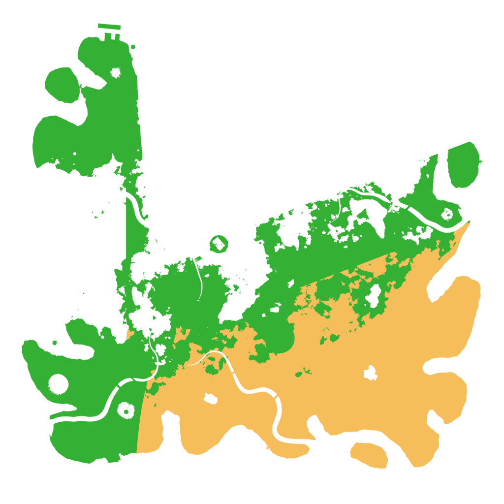 Biome Rust Map: Procedural Map, Size: 4500, Seed: 686633961