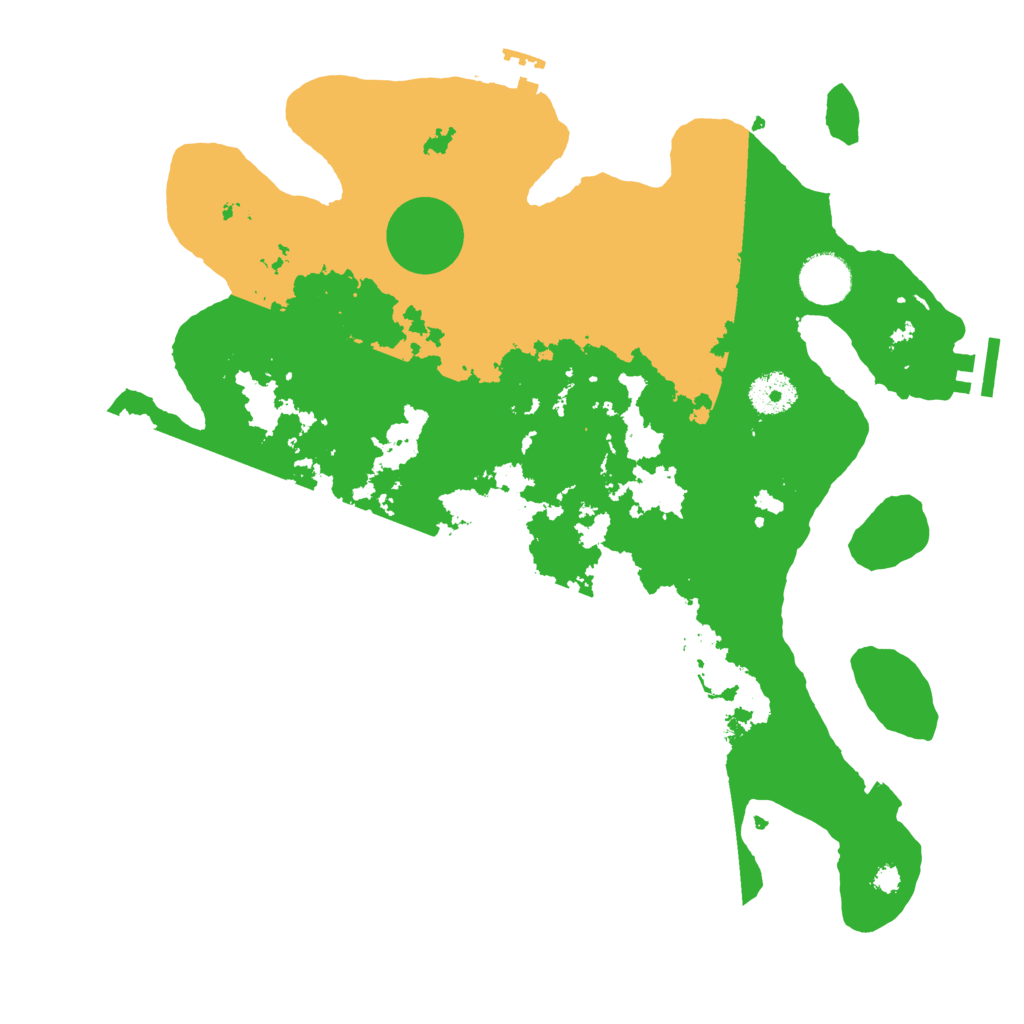 Biome Rust Map: Procedural Map, Size: 3500, Seed: 658070520