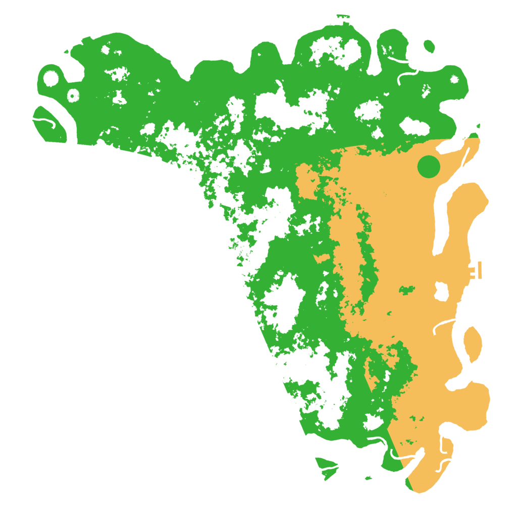 Biome Rust Map: Procedural Map, Size: 6000, Seed: 20110