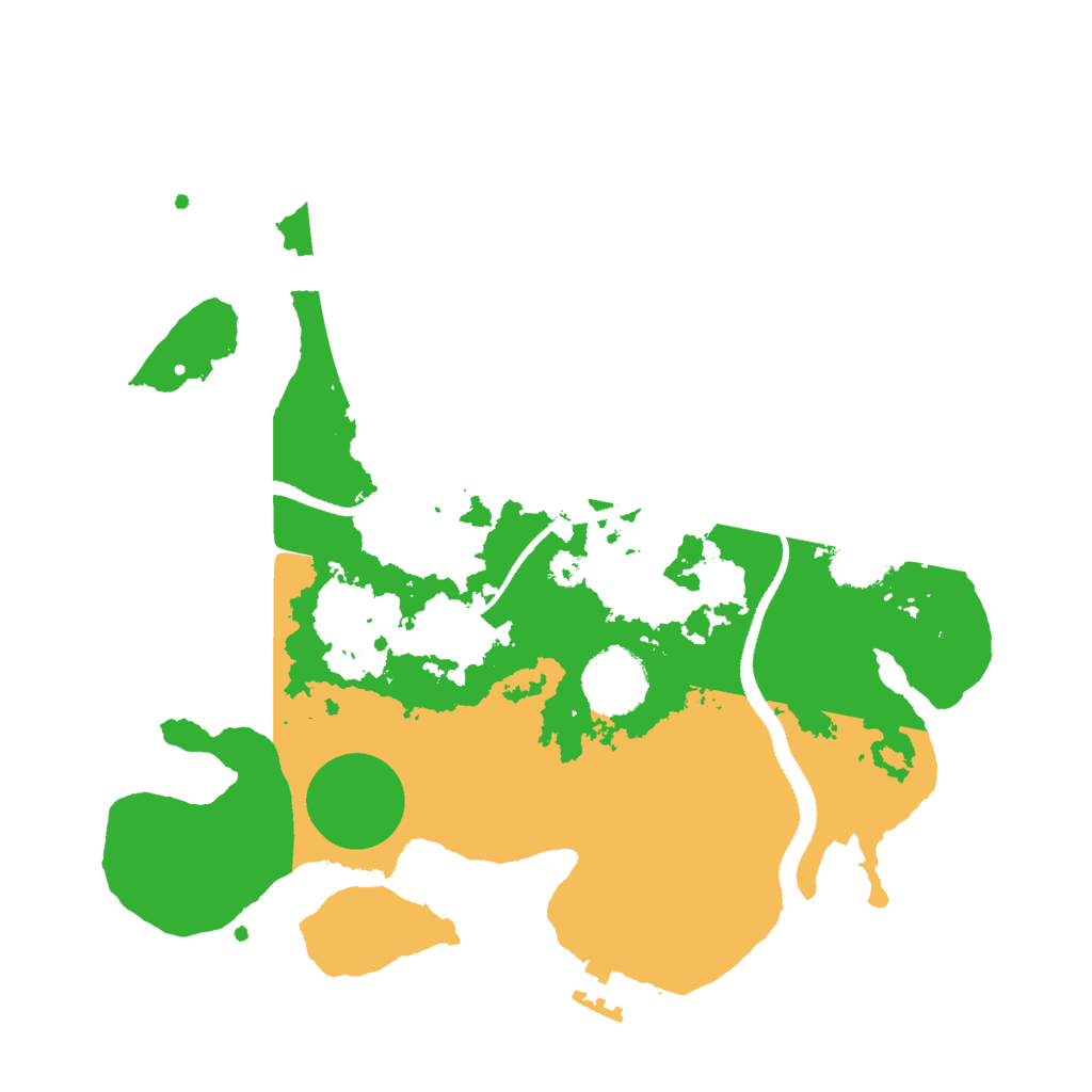 Biome Rust Map: Procedural Map, Size: 3000, Seed: 2014435604