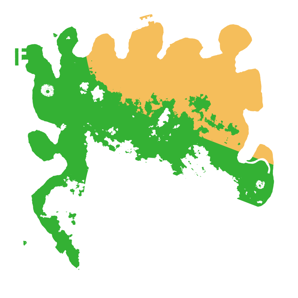 Biome Rust Map: Procedural Map, Size: 3500, Seed: 981539962