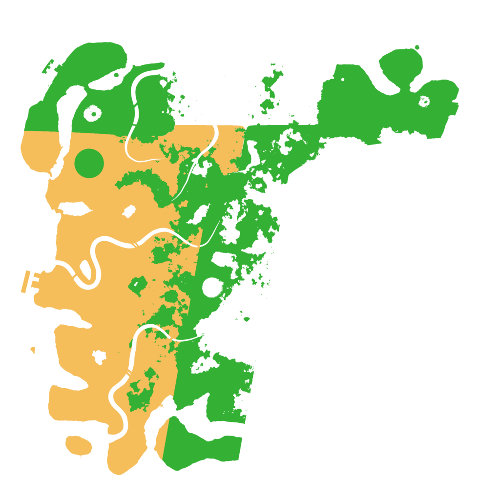 Biome Rust Map: Procedural Map, Size: 4500, Seed: 1729661791