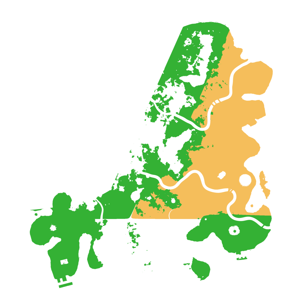 Biome Rust Map: Procedural Map, Size: 4250, Seed: 386749