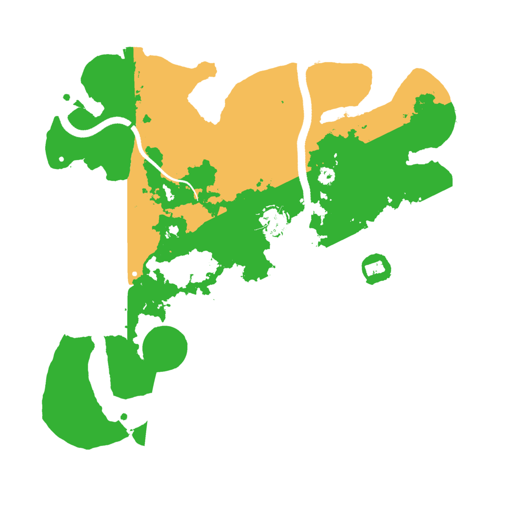 Biome Rust Map: Procedural Map, Size: 3000, Seed: 7704