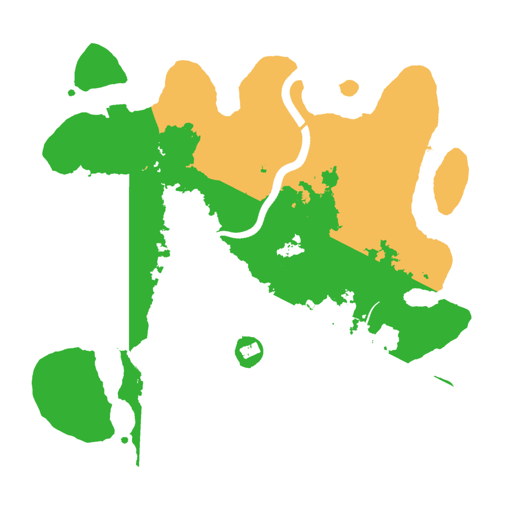 Biome Rust Map: Procedural Map, Size: 3000, Seed: 16239