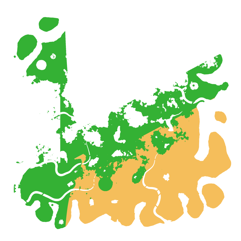 Biome Rust Map: Procedural Map, Size: 4500, Seed: 677148306