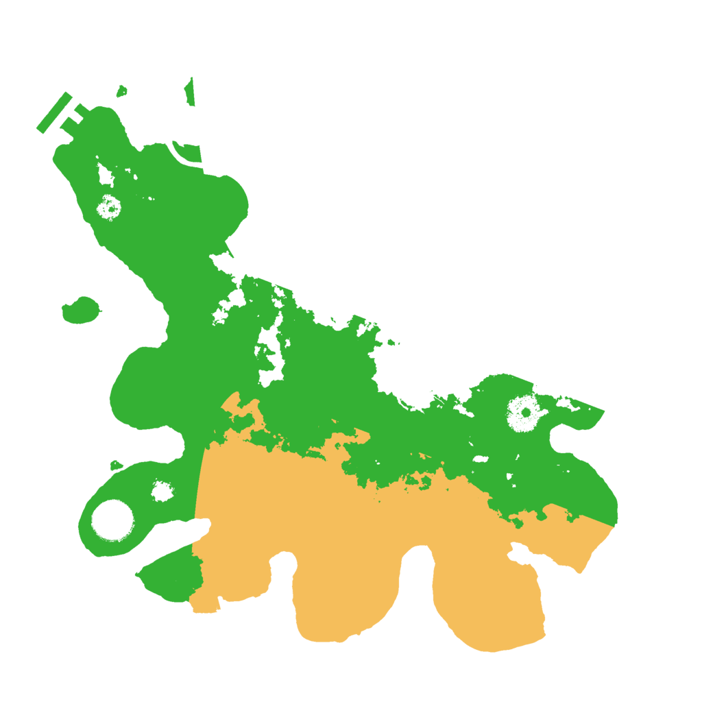 Biome Rust Map: Procedural Map, Size: 3000, Seed: 13916