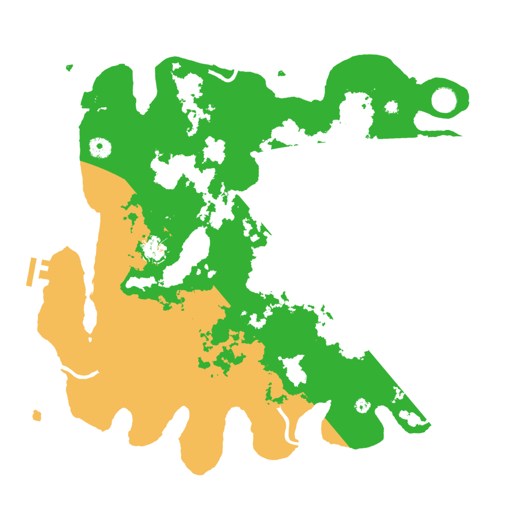 Biome Rust Map: Procedural Map, Size: 3600, Seed: 457070763