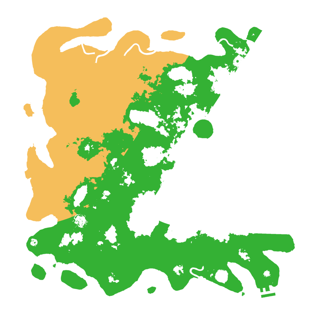 Biome Rust Map: Procedural Map, Size: 4500, Seed: 1735860453