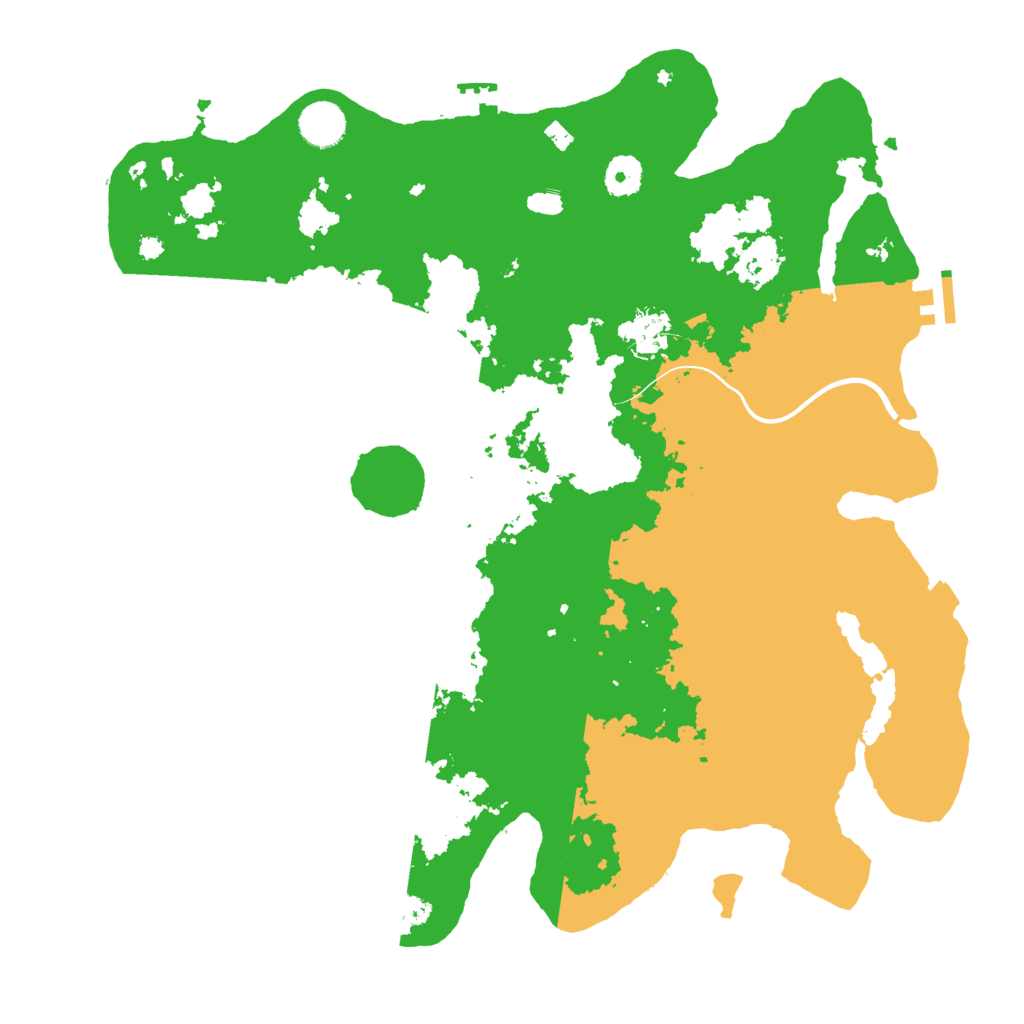 Biome Rust Map: Procedural Map, Size: 3900, Seed: 891026838