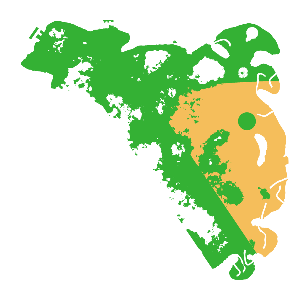 Biome Rust Map: Procedural Map, Size: 4500, Seed: 15784825