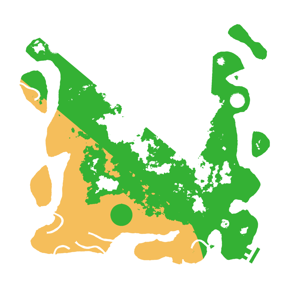 Biome Rust Map: Procedural Map, Size: 3500, Seed: 423579852