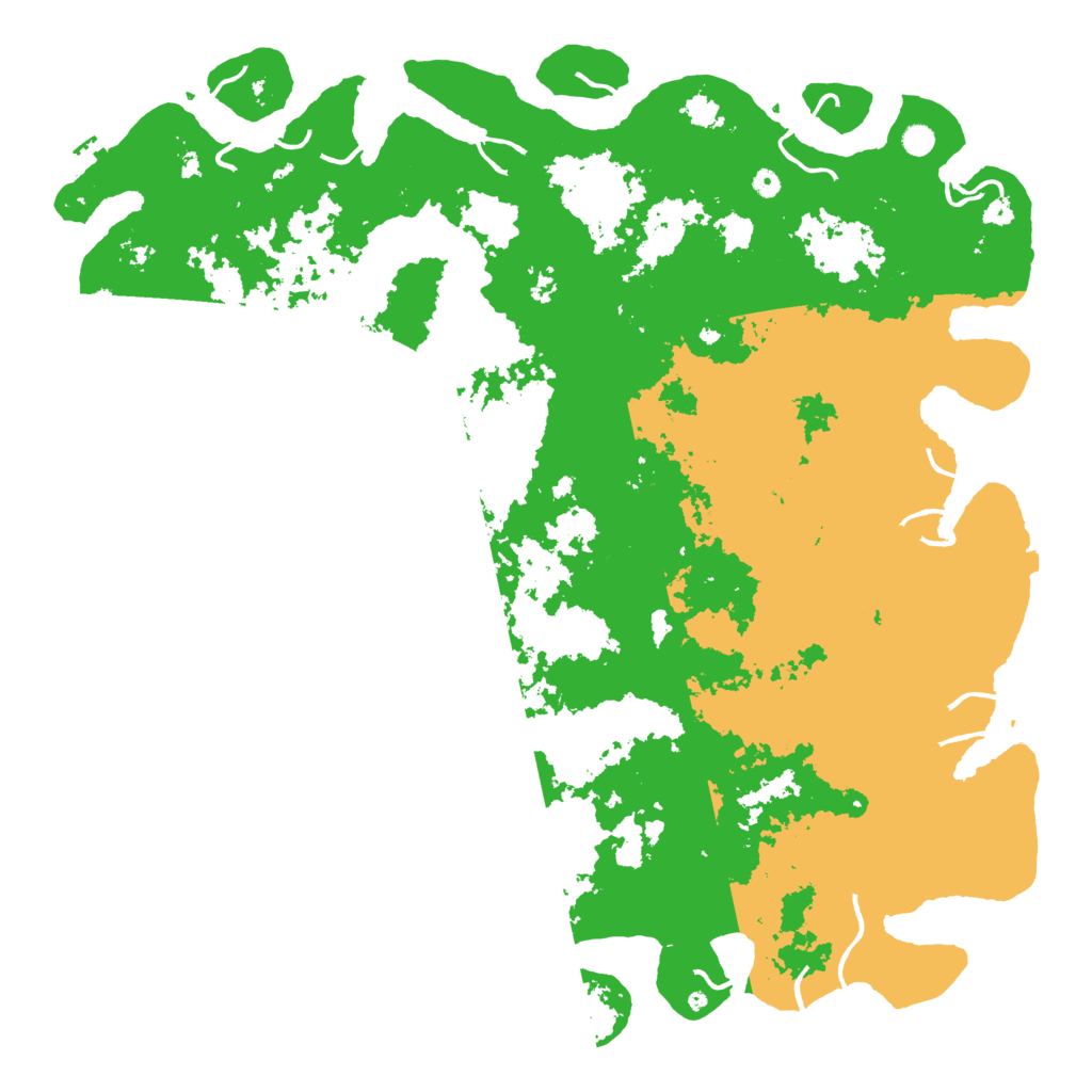 Biome Rust Map: Procedural Map, Size: 6000, Seed: 1239922618