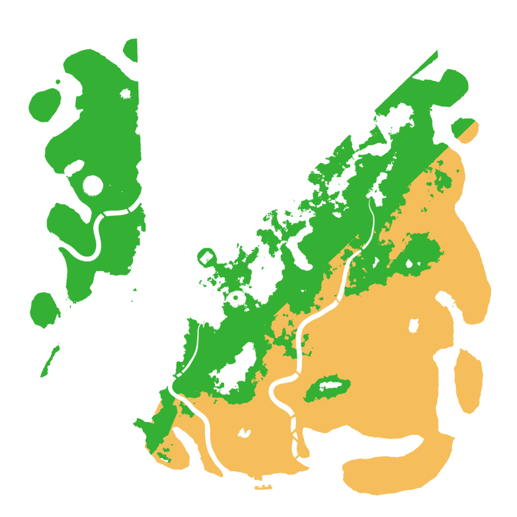 Biome Rust Map: Procedural Map, Size: 4500, Seed: 2118354244