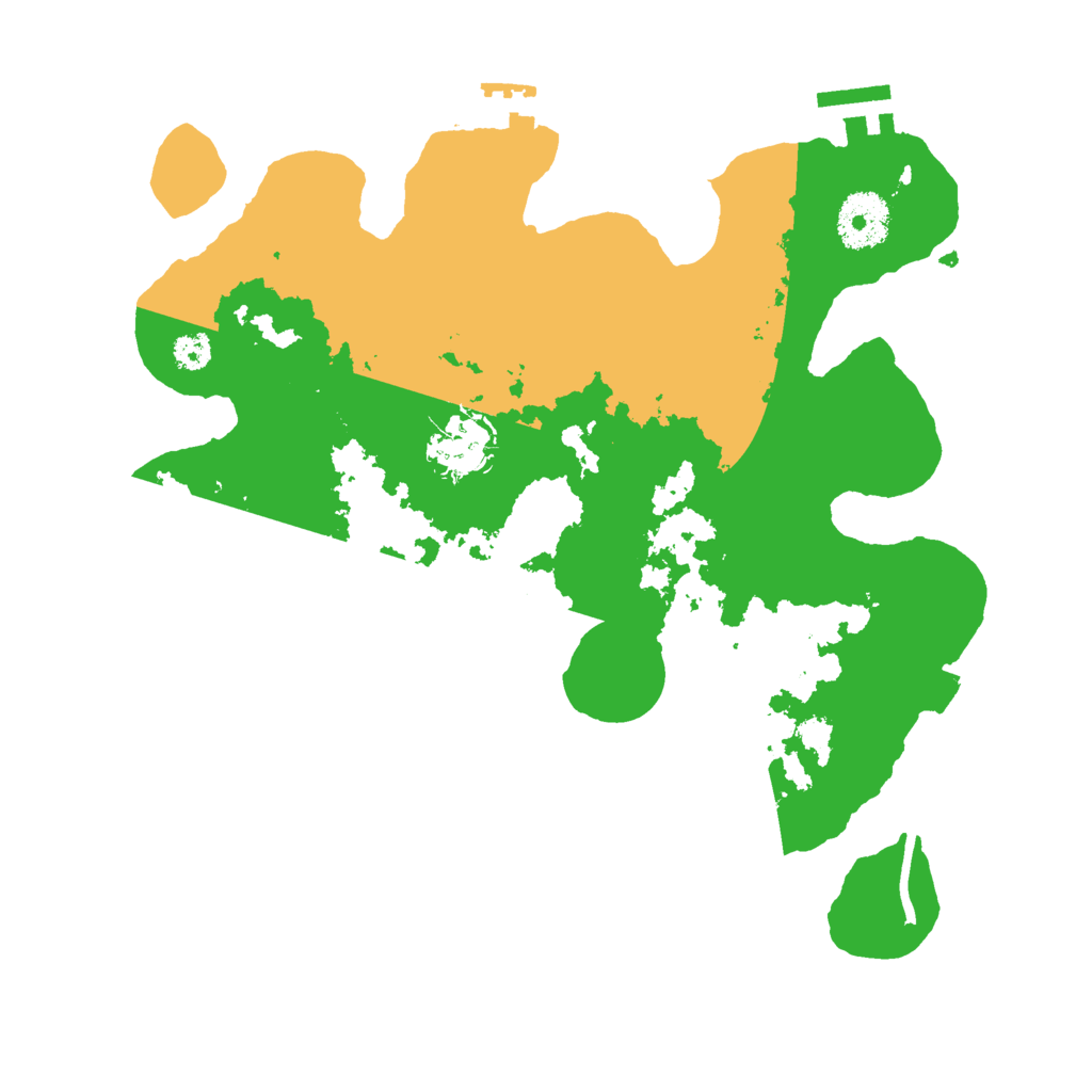Biome Rust Map: Procedural Map, Size: 3000, Seed: 165572283