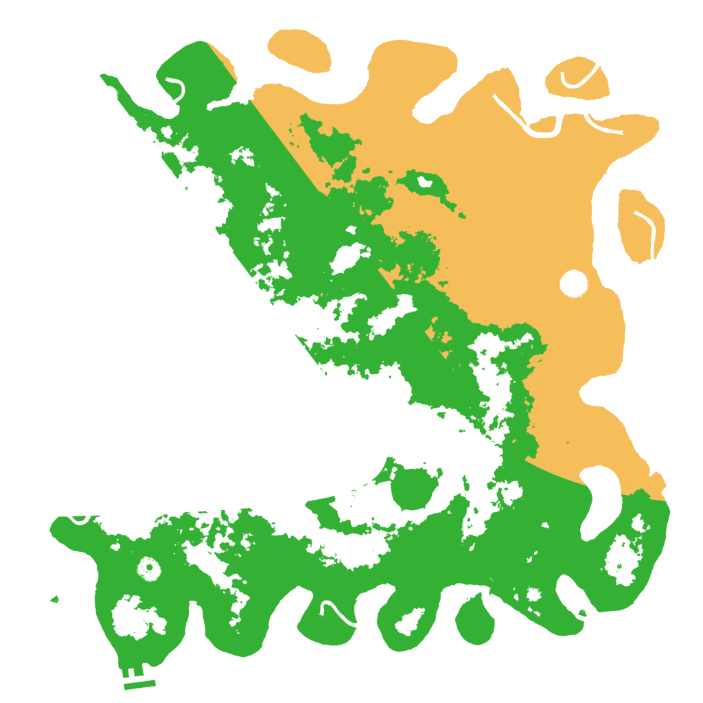 Biome Rust Map: Procedural Map, Size: 4500, Seed: 12334