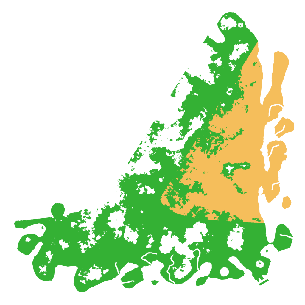 Biome Rust Map: Procedural Map, Size: 6000, Seed: 159753