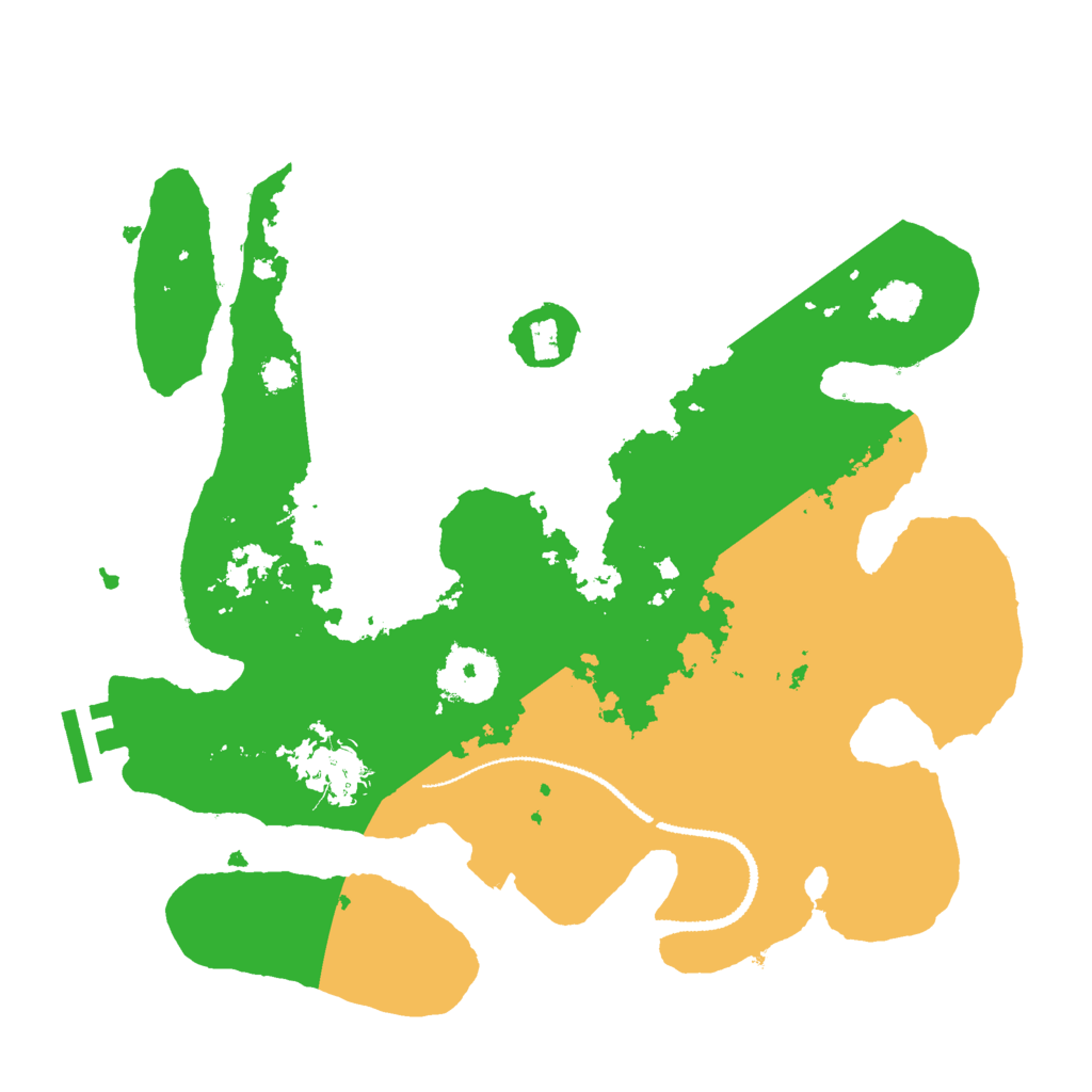 Biome Rust Map: Procedural Map, Size: 3000, Seed: 1211796087